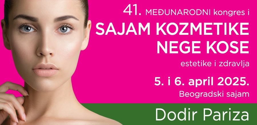 41. Sajam kozmetike 5. i 6. april 2025. Beograd